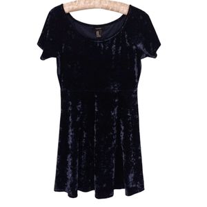 NWOT | Forever 21 Crushed Velvet  Mini Dress | US M